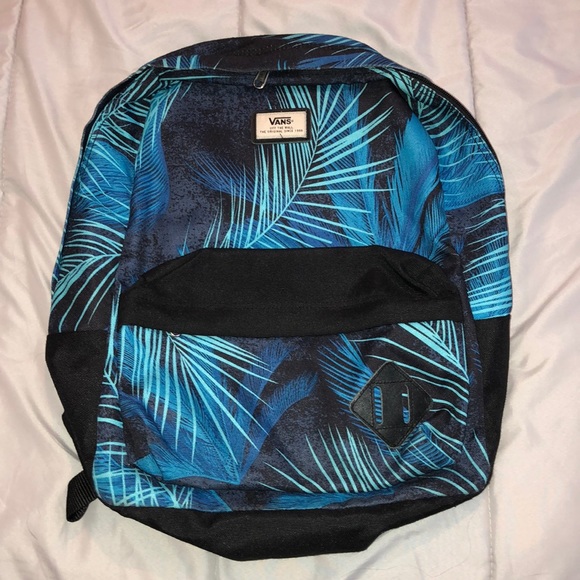 vans tropical print backpack